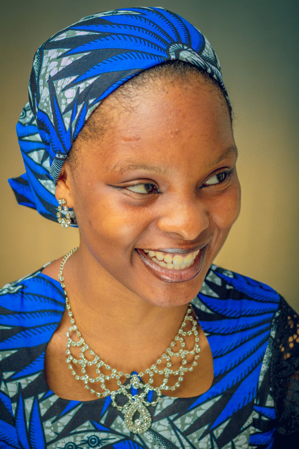 A smiling patient after preventive care